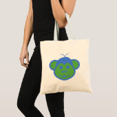 Alimon (Alien Monkey) Tote Bag Tragetasche (Vorderseite (Produkt))