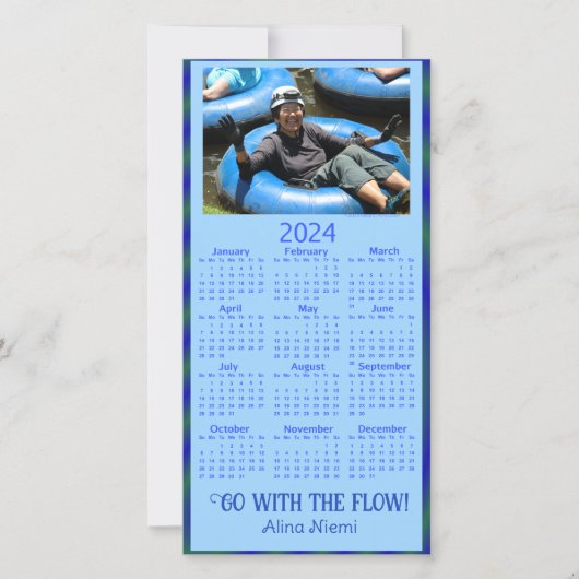 Alina 2024 feiertagskarte (Vorderseite)