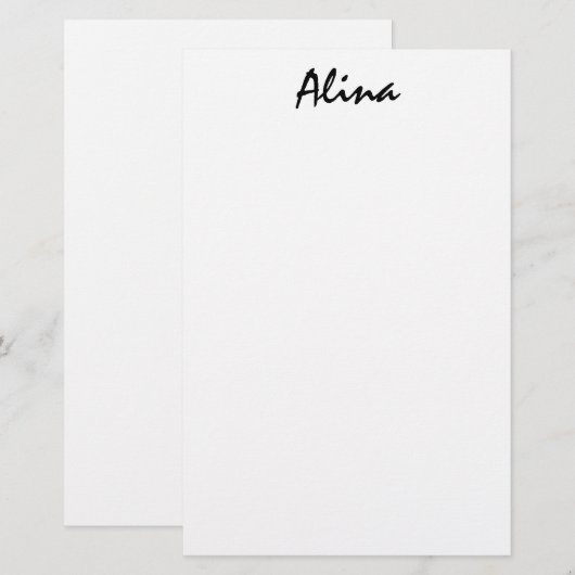 Alina Briefpapier (Vorne/Hinten)