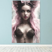 Alina Der Wasserfuchs 023 Leinwanddruck (Insitu (Holzboden))