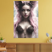 Alina Der Wasserfuchs 023 Leinwanddruck (Insitu (Wohnzimmer))