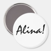 Alina Magnet (Vorderseite/Rückseite)