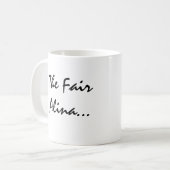 Alina mit keltischer Bedeutung Kaffeetasse (Vorderseite Links)
