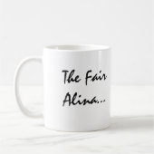 Alina mit keltischer Bedeutung Kaffeetasse (Links)