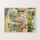 Alince in Wonderland - Alice und die Rote Königin Puzzle (Horizontal)