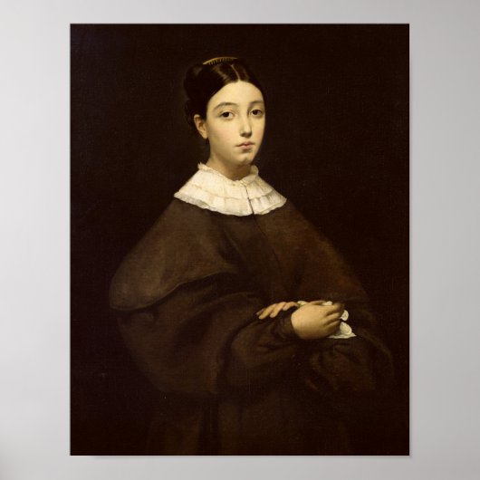 Aline Chasseriau 1835 Poster (Vorne)