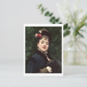 Aline Masson, das Künstlermodell (Öl auf Tafel) Postkarte (Stehend Vorderseite)