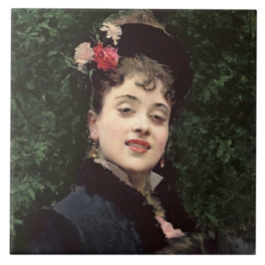 Aline Masson, das Modell des Künstlers (Öl auf Fliese (Vorderseite)