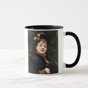 Aline Masson, das Modell des Künstlers (Öl auf Tasse