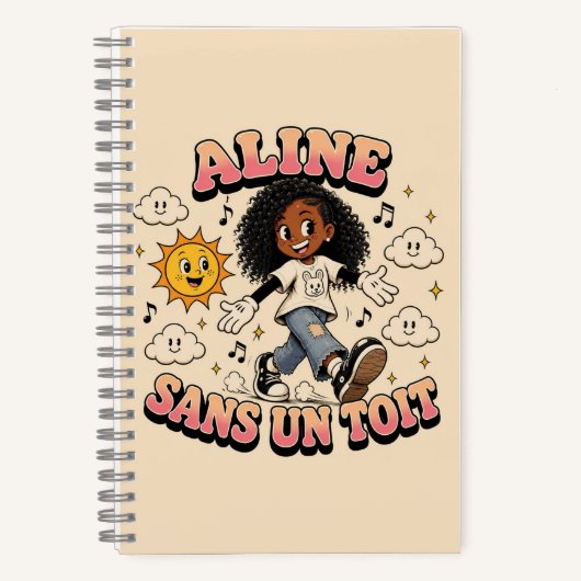 Aline Ohne ein Dach Notizblock (Vorderseite)