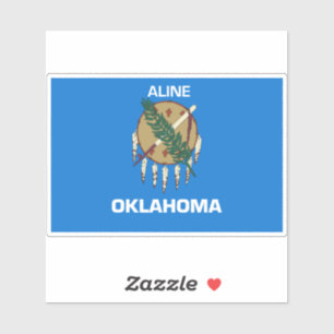 Aline Oklahoma Aufkleber