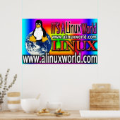 Alinuxworld-Tydie-Poster Poster (Küche)
