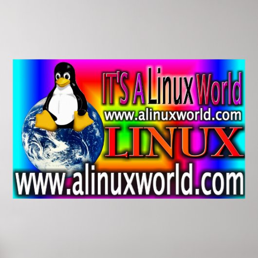 Alinuxworld-Tydie-Poster Poster (Vorne)