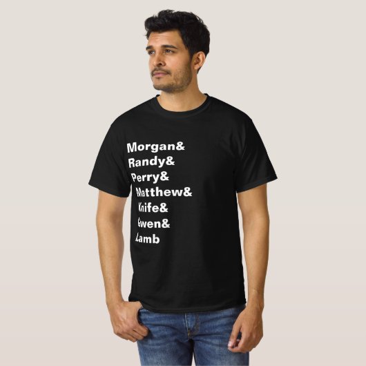 Ali's Nicknames-T - Shirt (Vorne ganz)