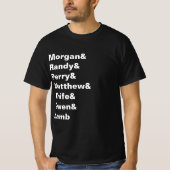 Ali's Nicknames-T - Shirt (Vorderseite)