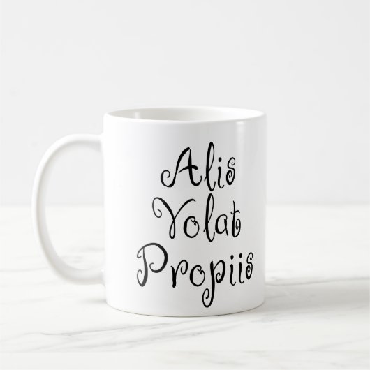 Alis Volat Propiis Kaffeetasse (Links)