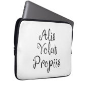 Alis Volat Propiis Laptopschutzhülle (Vorne Rechts)