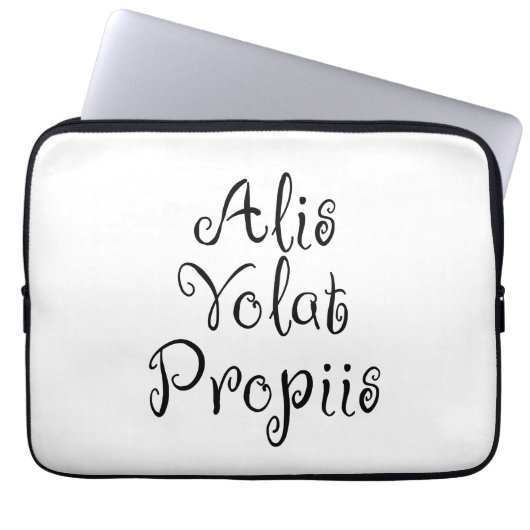 Alis Volat Propiis Laptopschutzhülle (Vorderseite)