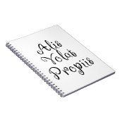 Alis Volat Propiis Notizblock (Rechte Seite)