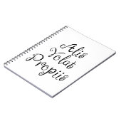 Alis Volat Propiis Notizblock (Linke Seite)