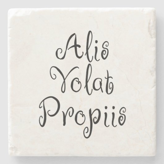 Alis Volat Propiis Steinuntersetzer (Vorderseite)
