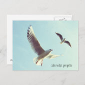 Alis Volat Propriis Postcard Postkarte (Vorne/Hinten)