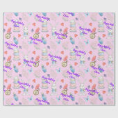 Alisa im Party der Landesregierung Geschenkpapier (Flach)