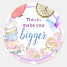 Alisa in Onederland Classic Round Sticker