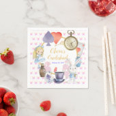 Alisa in Onederland Paper-Tellern Serviette (Beispiel)