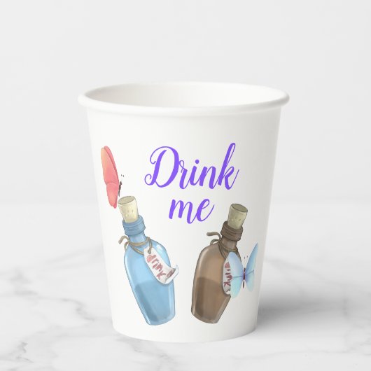 Alisa in Onederland Pappbecher (Vorderseite)