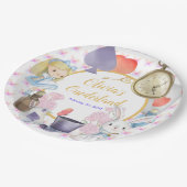 Alisa in Onederland Pappteller (Schrägansicht)