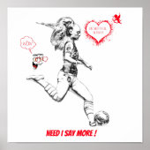 ALISHA LEHMANN POSTER / WALL DECOR (Vorne)