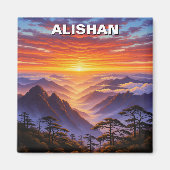 Alishan Taiwan Sunrise Magnet (Vorne)