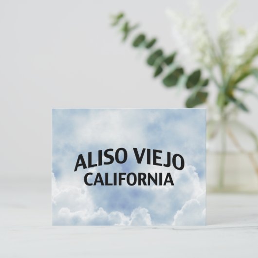 Aliso Viejo California Postkarte (Stehend Vorderseite)