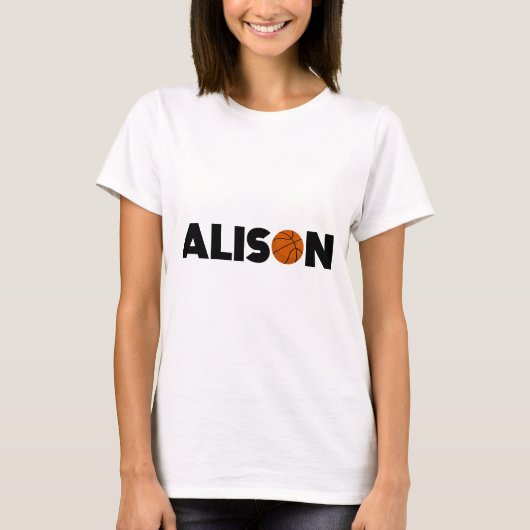 Alison Basketball T-Shirt (Vorderseite)