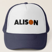 Alison Basketball Truckerkappe (Vorderseite)