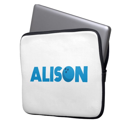Alison Bowling Laptopschutzhülle (Vorderseite Links)