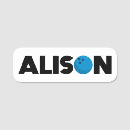 Alison Bowling Namensschild