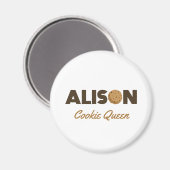 Alison Cookie Queen Magnet (Vorderseite/Rückseite)