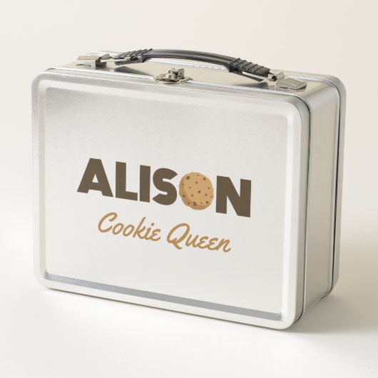Alison Cookie Queen Metall Brotdose (Vorderseite)