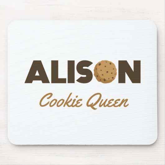 Alison Cookie Queen Mousepad (Vorne)