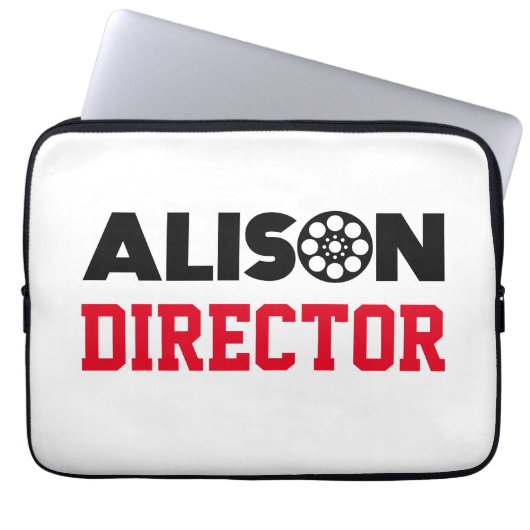 Alison Director Laptopschutzhülle (Vorderseite)