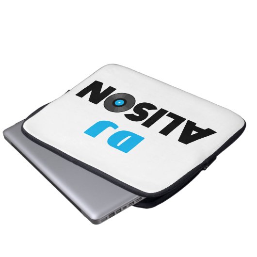 Alison DJ Laptopschutzhülle (Vorne Knopf)