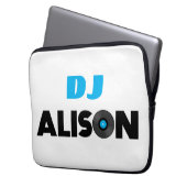 Alison DJ Laptopschutzhülle (Vorderseite Links)
