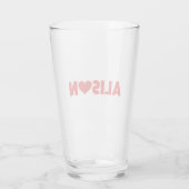 Alison Liebe Glas (Rückseite)