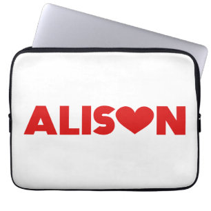 Alison Liebe Laptopschutzhülle
