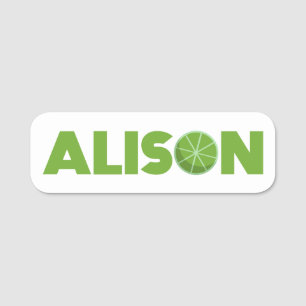 Alison Limon Namensschild