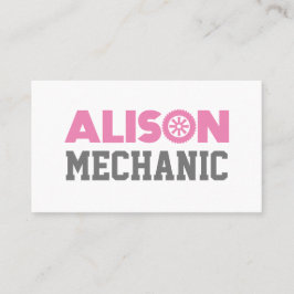 Alison Mechanic Business Card Visitenkarte