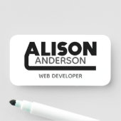 Alison Name Tag Namensschild (Beispiel)