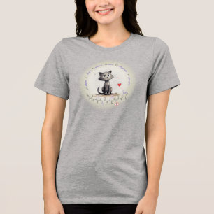 ALISON-Peptid - Kat. 2, benutzerdefinierter Text T Tri-Blend Shirt